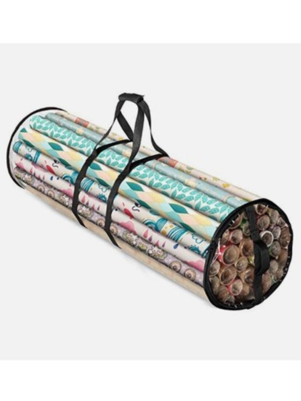 Clear Gift Wrap Bag & Storage Zippers and Handles